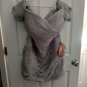 An Elegant Silver/Grey Dress ~ Light In The Box